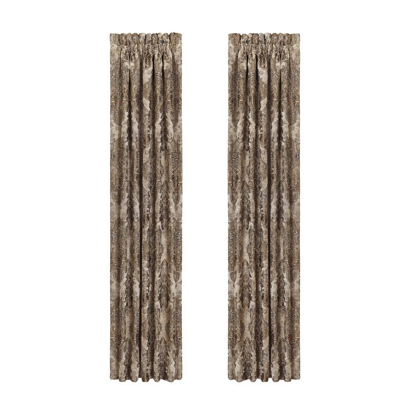 J. Queen New York Bradshaw Window Panel Pair - 84 Inches - Natural