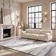 preview thumbnail 1 of 27, SAFAVIEH Handmade Abstract Mahmooda Contemporary Wool Rug 10' x 14' - Ivory/Blue - Rectangle