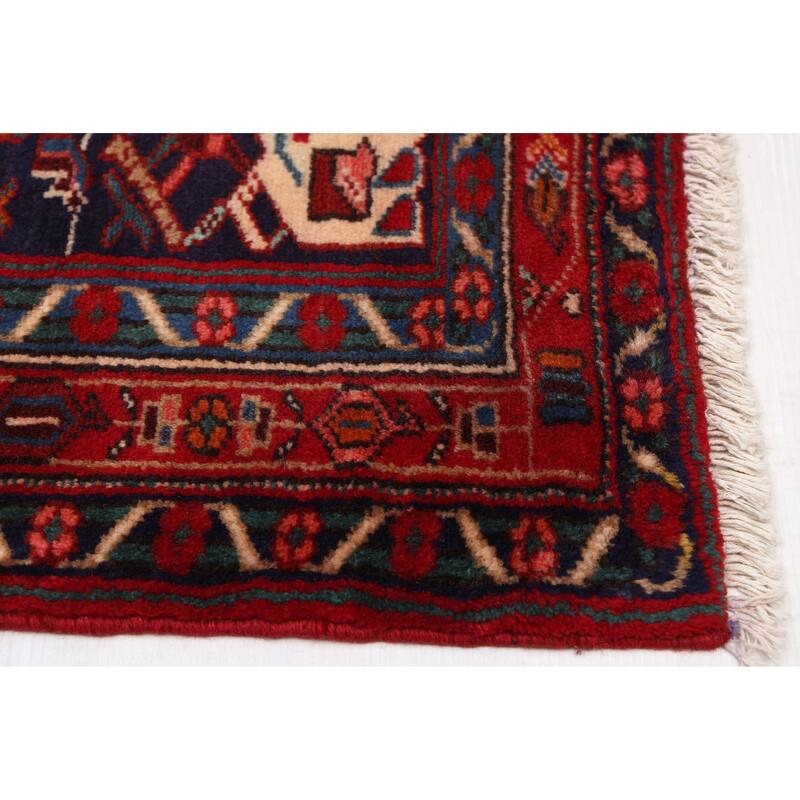 ECARPETGALLERY Hand-knotted Anadol Navy Wool Rug - 3'2 x 10'4
