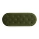 preview thumbnail 16 of 23, Melinda 48.5" Upholstered Tufted Oval Storage Bench with Bullion Fringe