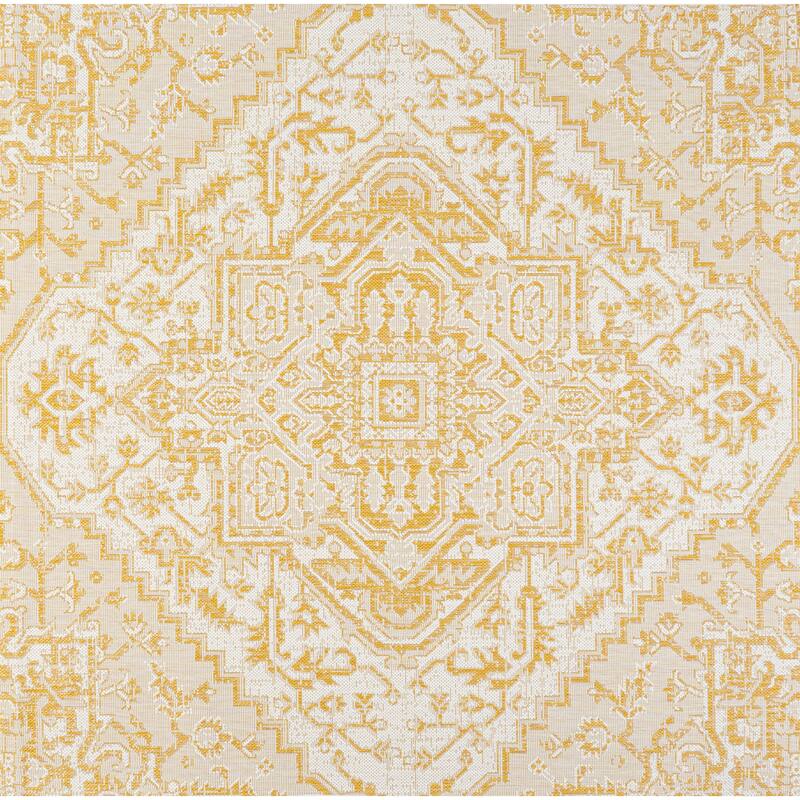 JONATHAN Y Charleston Medallion Indoor/Outdoor Area Rug