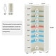 preview thumbnail 5 of 7, 9-Tier Corner Shelf, 65" Tall Modern Corner Bookshelf Bookcase