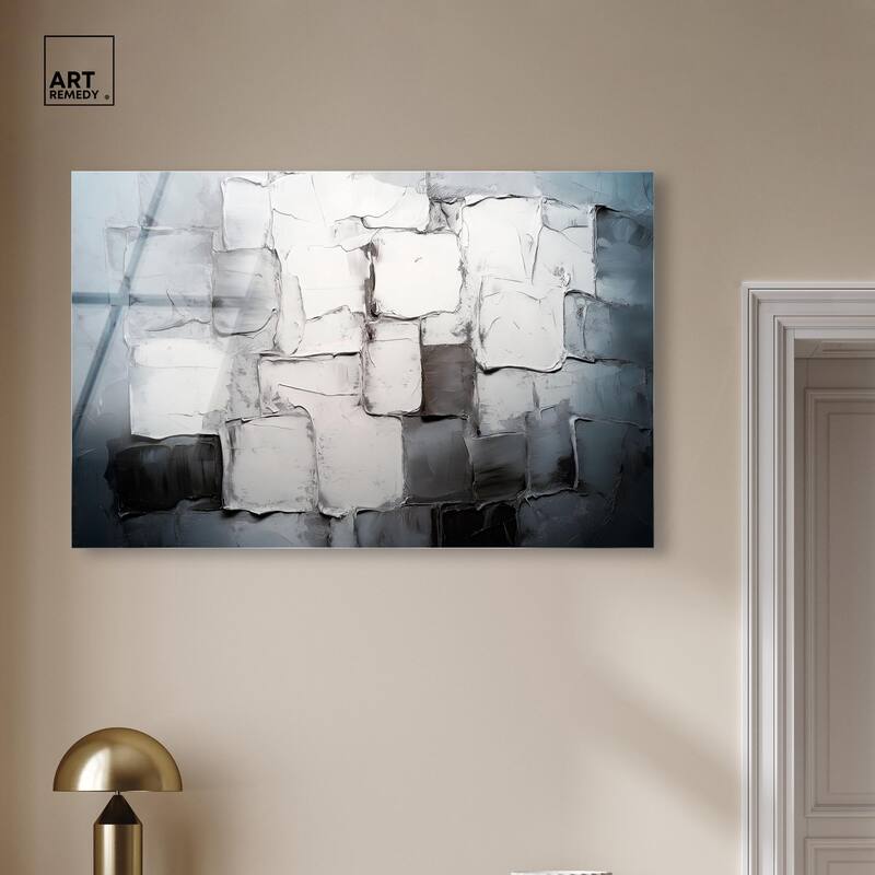 Urban Grid Acrylic by Art Remedy, Ready to Hang