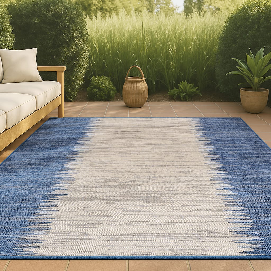 JONATHAN Y Madaba Modern Strie' Indoor/Outdoor Area Rug