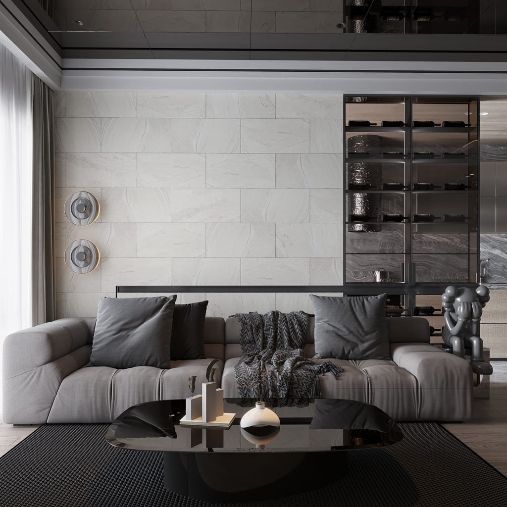 Apollo tile 12" x 24" Splendor Matte Stone Beige Porcelain Tile (11.62 sq ft/case) - 6 Pack