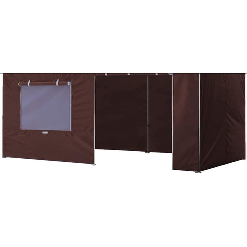 Aeocia Zippered Walls for 10x20 Pop Up Canopy Tent 4 Sidewalls ONLY