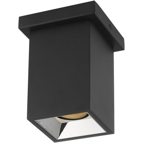 slide 2 of 8, Access Lighting 50015LEDDLP I-Lite 4, 5" Wide LED Semi-Flush Ceiling Black