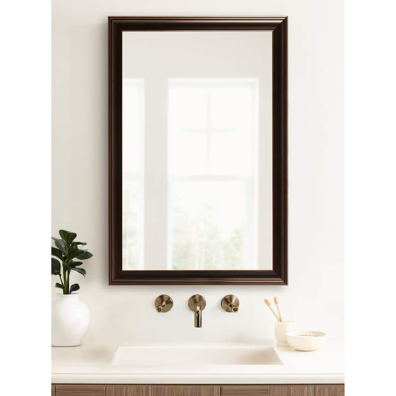 Kate and Laurel Galiano Rectangle Bathroom Wall Mirror