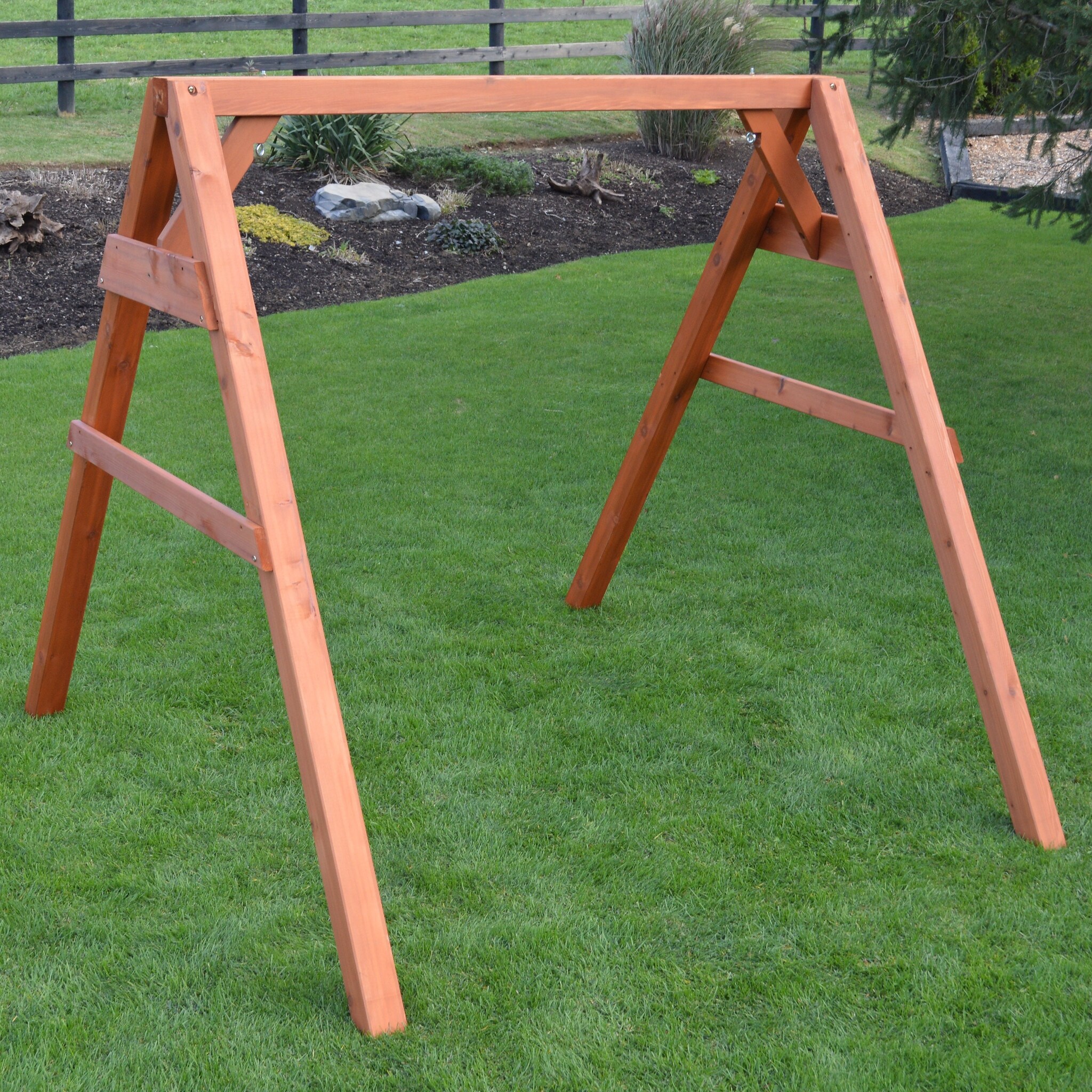 Cedar 4 4x4 A Frame Swing Stand for Swing or Swingbed Bed Bath Beyond 32728262