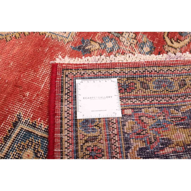 ECARPETGALLERY Hand-knotted Antalya Vintage Dark Copper Wool Rug - 5'7 x 7'1