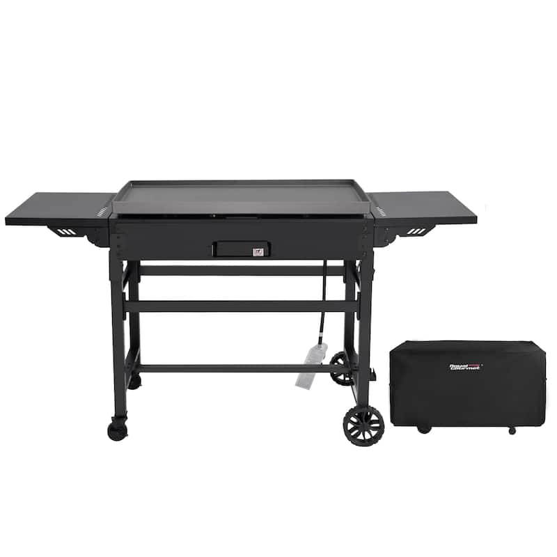Royal Gourmet 35-Inch 4-Burner Gas Griddle with A Griddle Cover