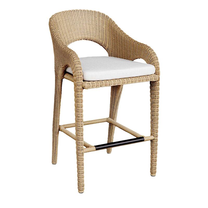 Uttermost Kavali Outdoor Wicker Stool