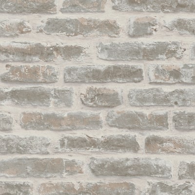 Galerie Wallcoverings Exposed Brick Effect Vinyl on Non-woven Matte Wallpaper Roll