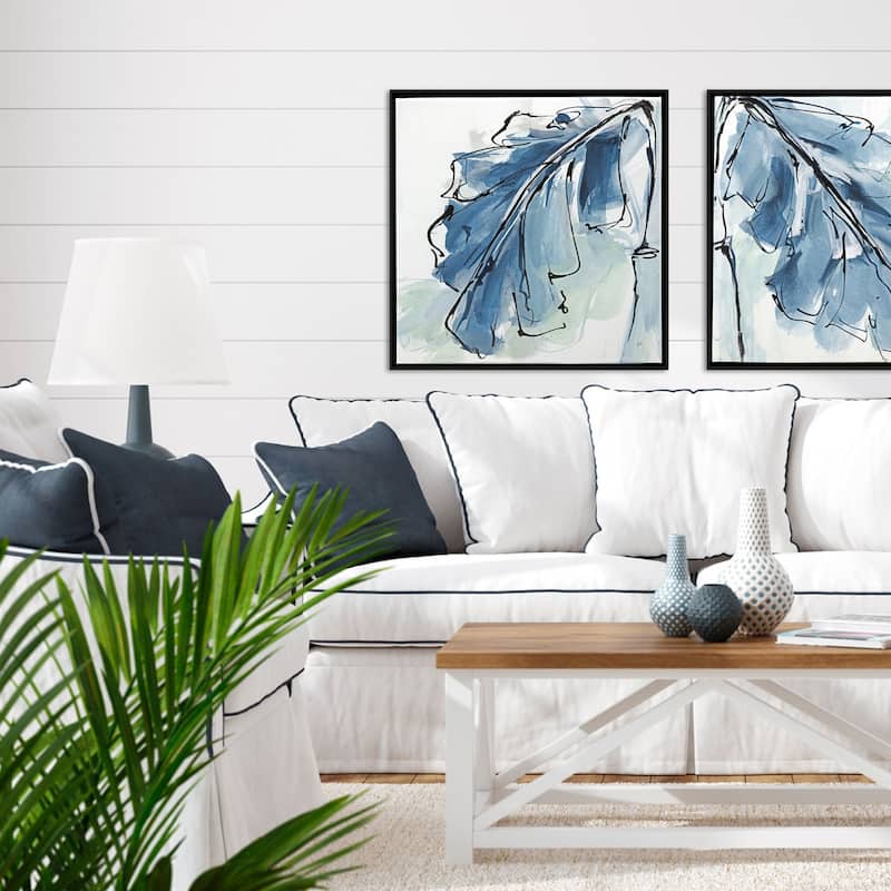 Luxe Banana Leaf III - Giclee on Canvas
