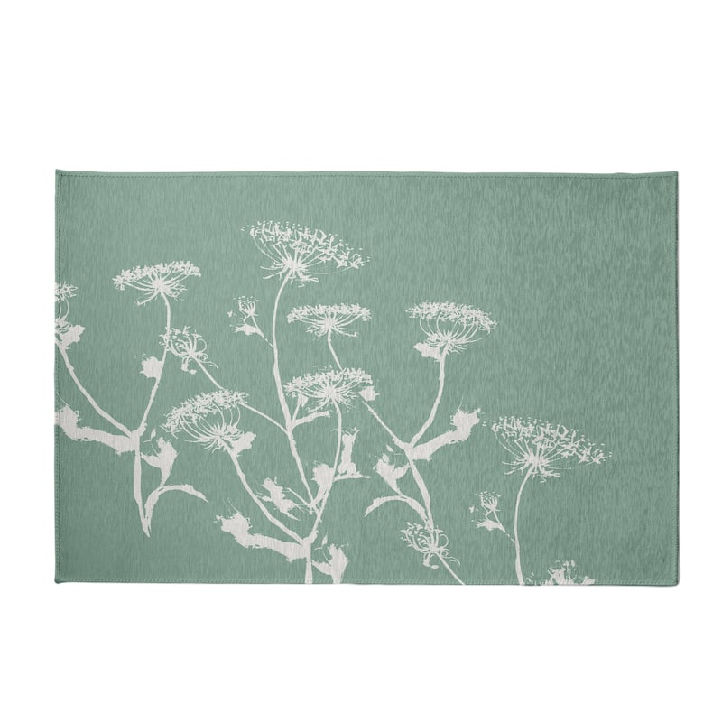 Breezy Wildflower Rug - 2' x 3' - Green