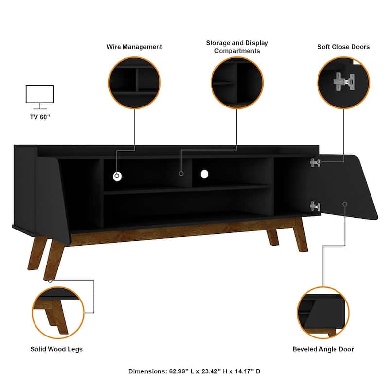 Manhattan Comfort Mid Century Marcus TV Stand