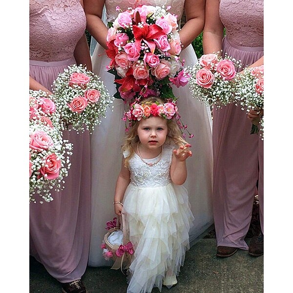 size 2t flower girl dresses