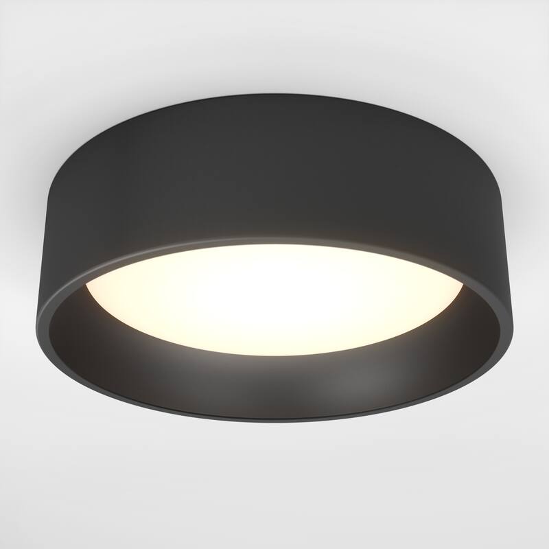 Artika Alton LED Integrated Flushmount 3CCT, Black