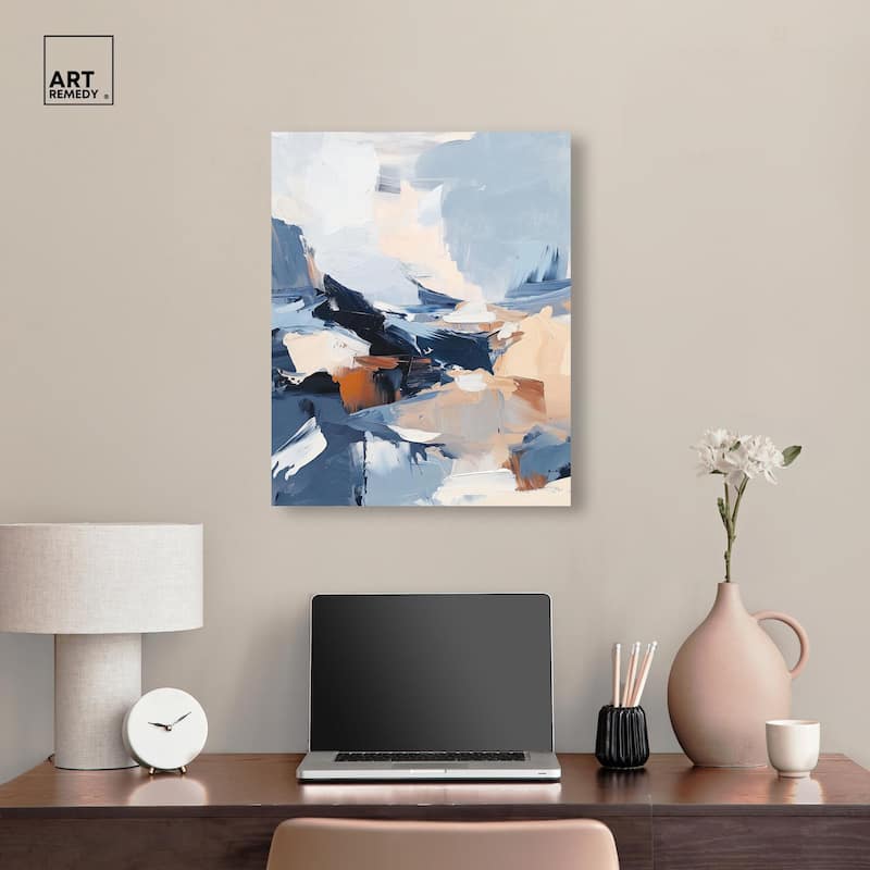 A Symphony in White III Canvas by Art Remedy, Gallery Wrapped