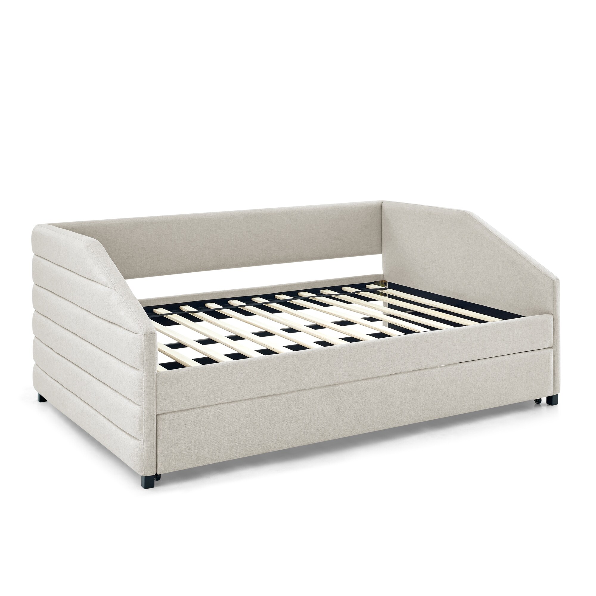 Ruggiero upholstered twin clearance daybed with trundle