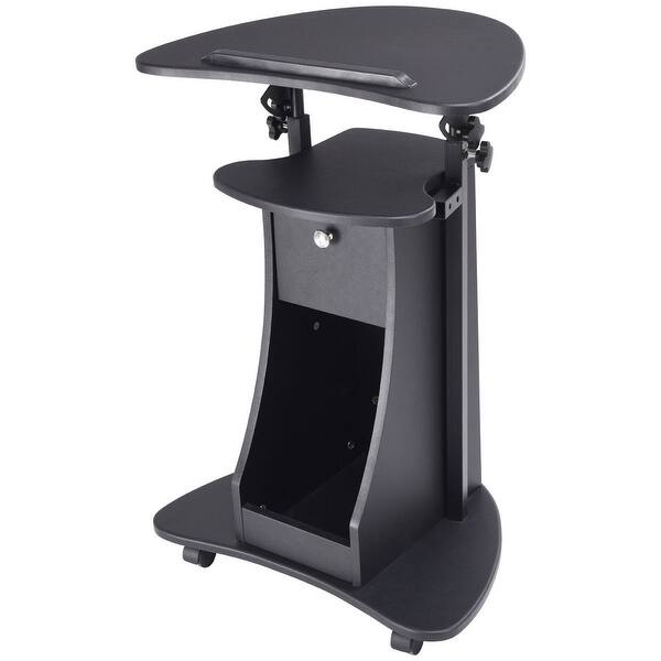 Shop Costway Height Adjustable Tilt Top Laptop Desk Table Notebook
