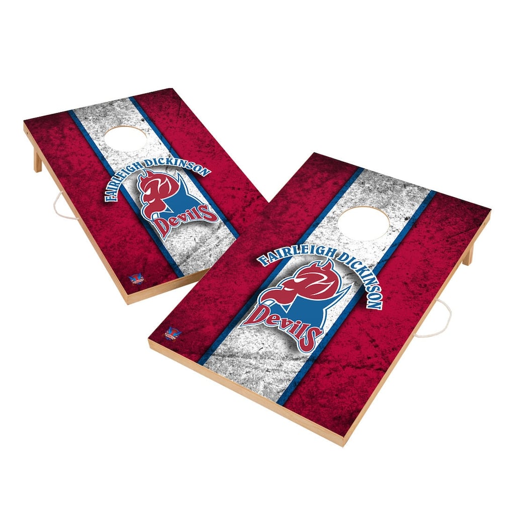Vintage Fairleigh-Dickinson University Devils Regulation 2x4 Cornhole Set