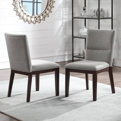 Strick & Bolton Aster Beige Side Chair (Set of 2)