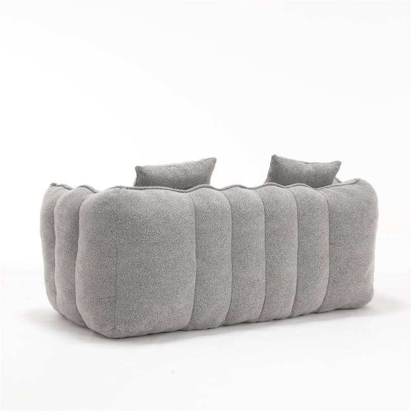 Modern Chenille Recliner Sofa with High Resilience Foam