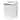 Creative Scents Estella White Tissue Box Cover Square - White /Silver 
