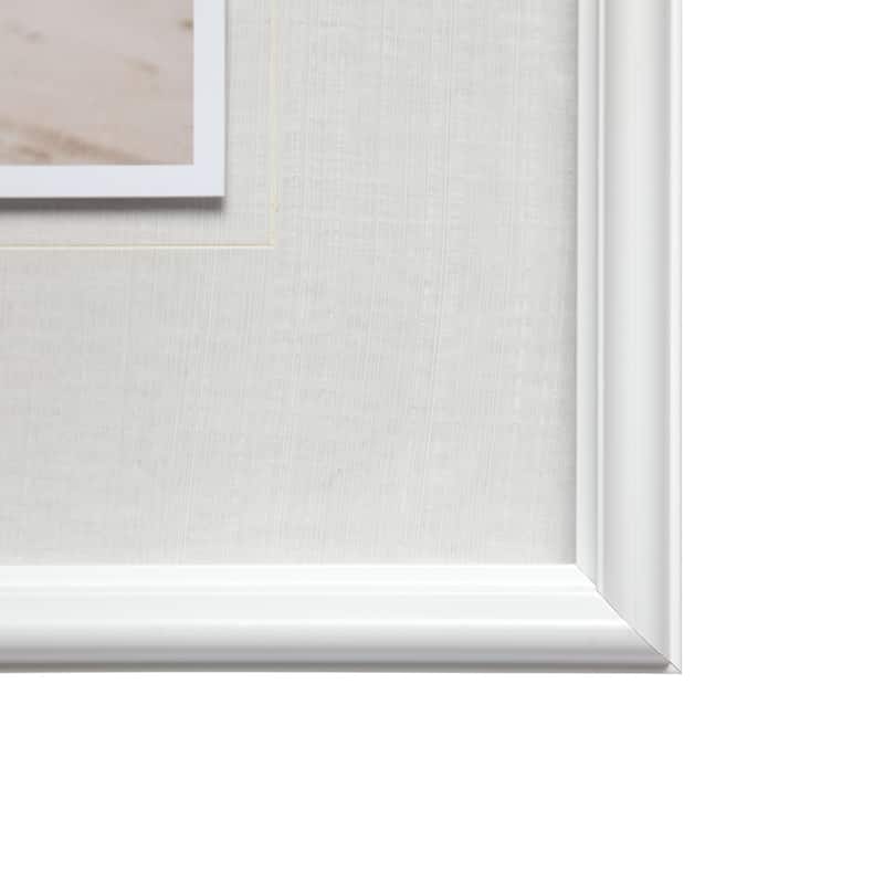 Silver Seagrass Framed Art Print
