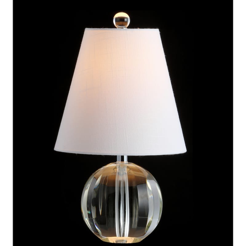 Goddard 16" Crystal Ball/Metal LED Table Lamp, By JONATHAN Y