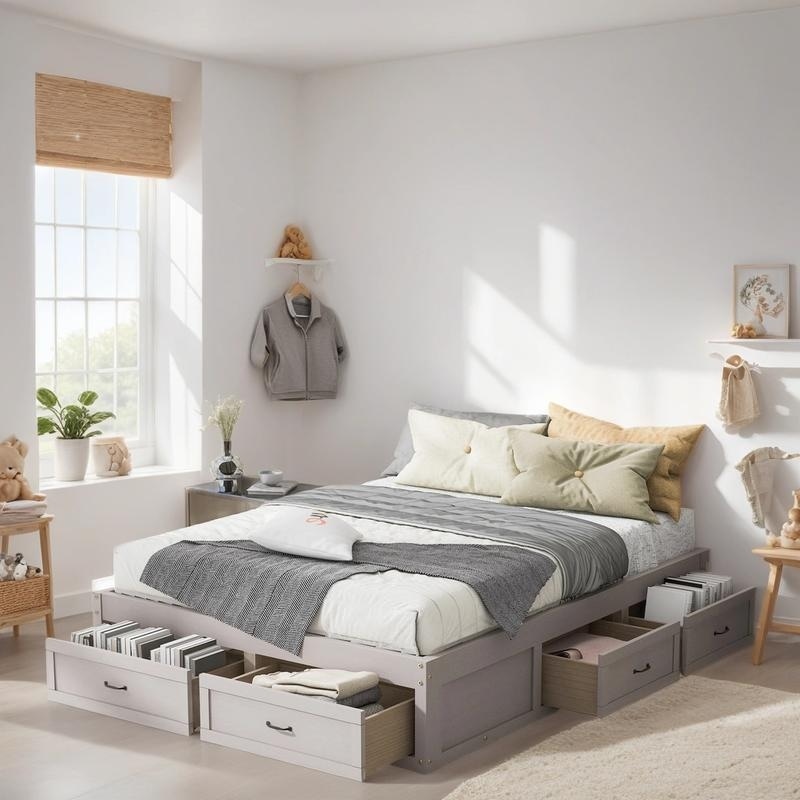 Small double bed and mattress deals discount