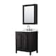 Option Dark Espresso / Giotto Quartz Top / Matte Black
