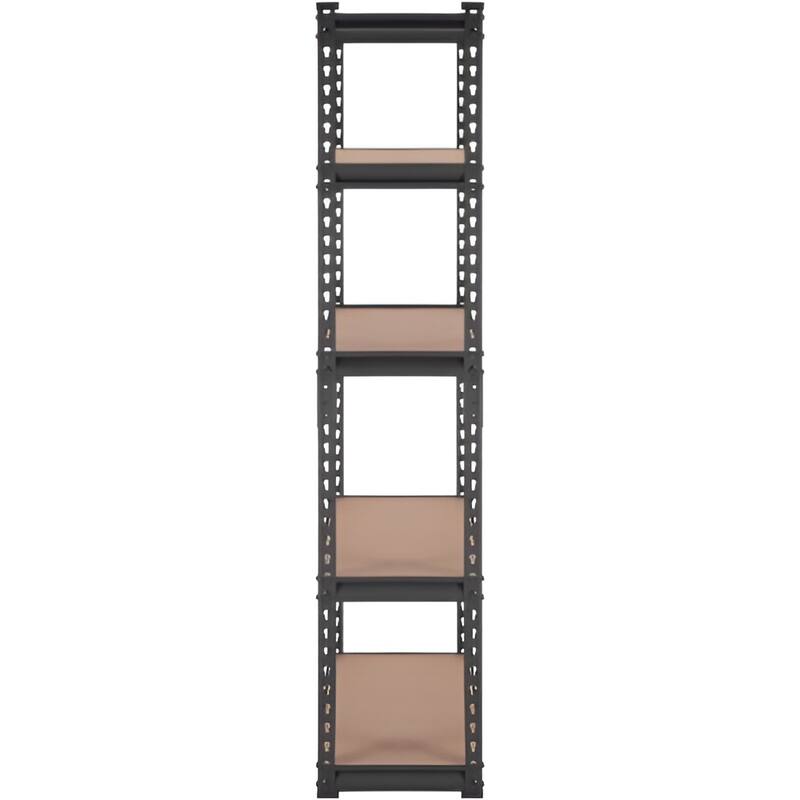 Adjustable Metal Storage Shelves 5 Tier Heavy Duty Utility Rack for Garage and Kitchen