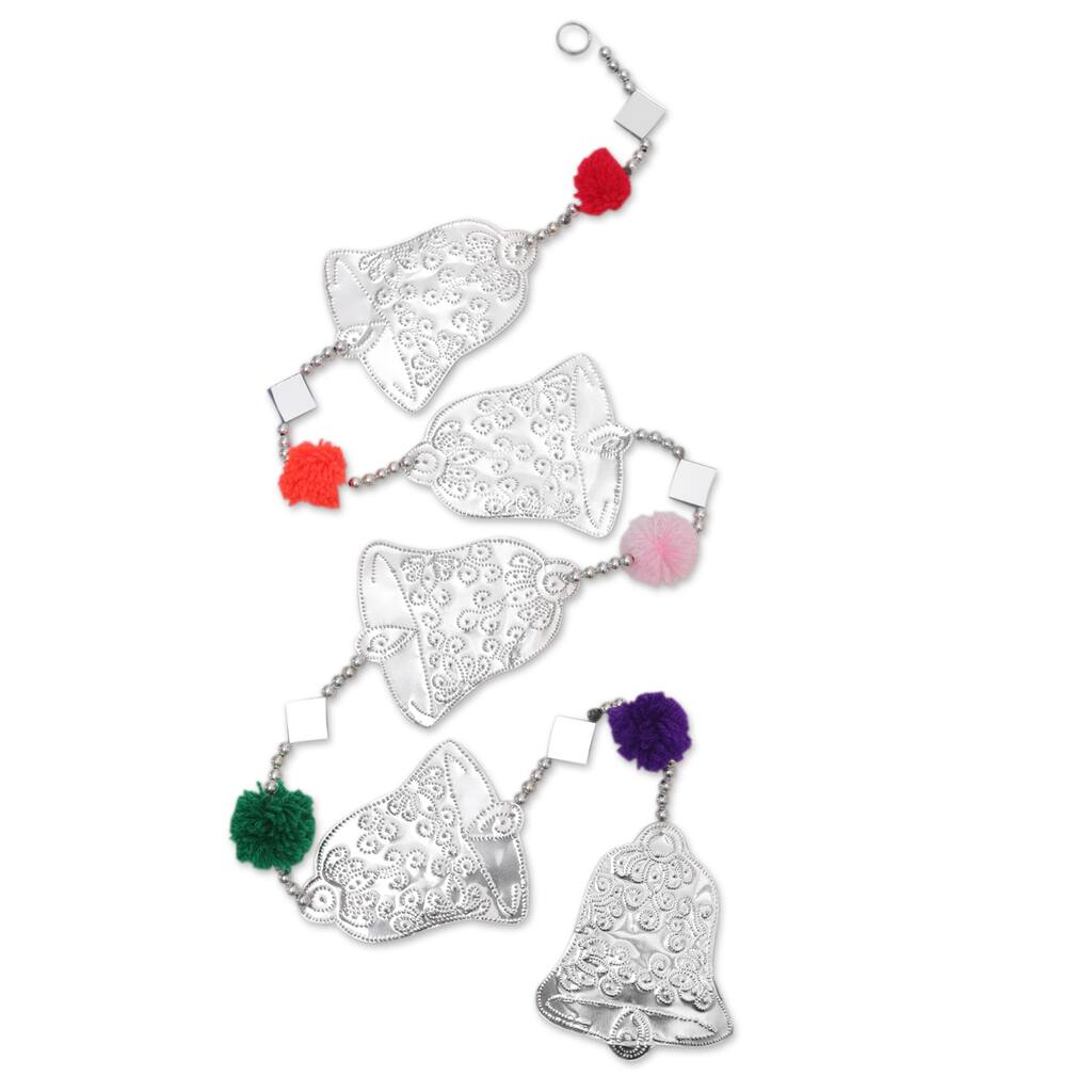 Novica Handmade Celebration Rhythm Aluminum Garland