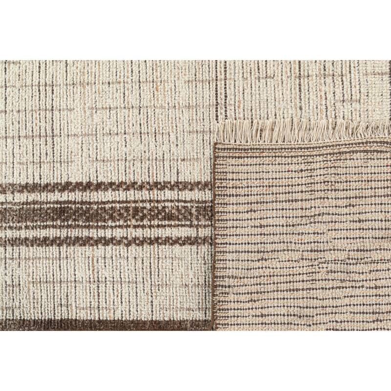 Terra by Obeetee Mesa Stripe Beige Rug