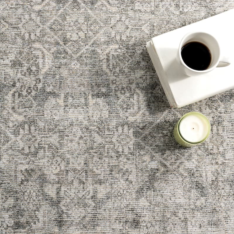 Nuloom Hillstone Collection Traditional Vintage Medallion Area Rug