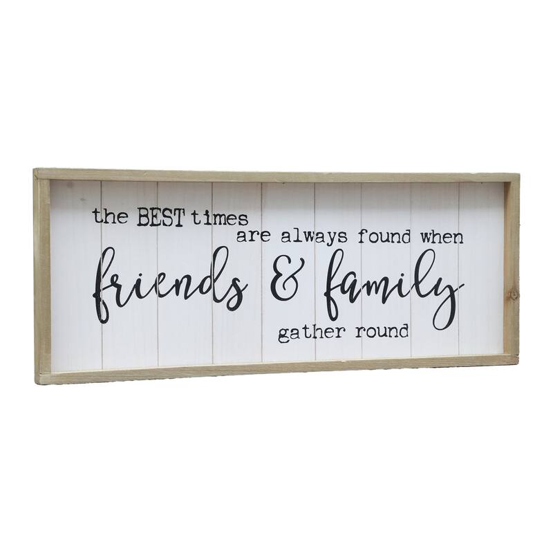 Vintage Wooden Farmhouse Plaque with Quotes,The Best Times