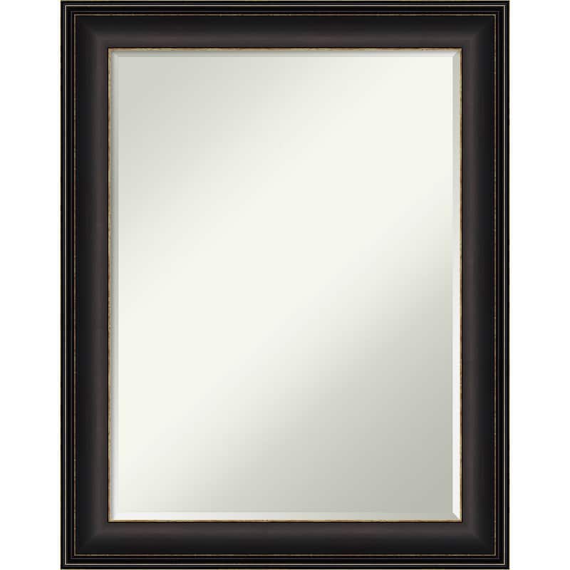 Petite Bevel Bathroom Wall Mirror - Trio Oil Rubbed Bronze Frame - Trio Oil Rubbed Bronze - 23 x 29 in