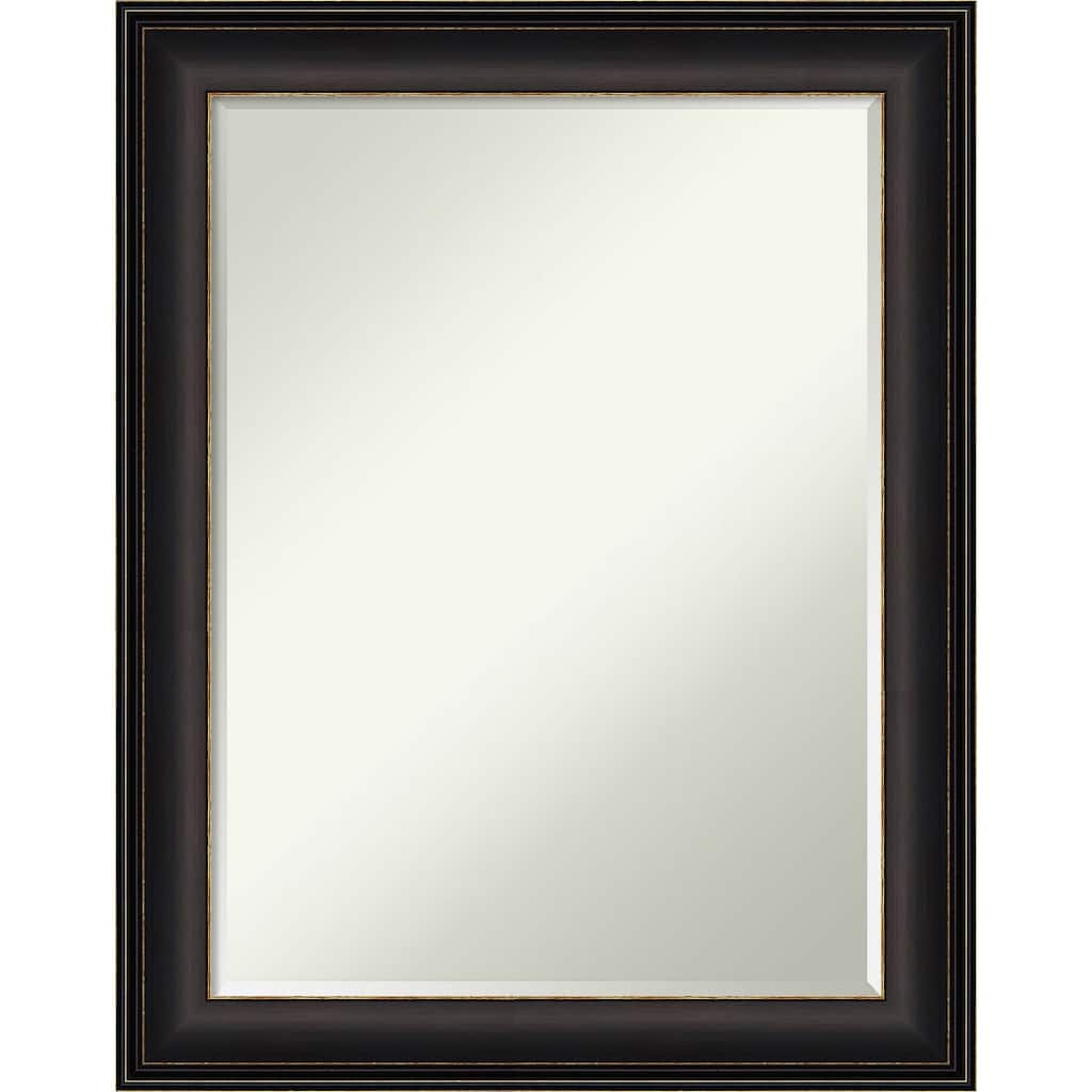 Petite Bevel Bathroom Wall Mirror - Trio Oil Rubbed Bronze Frame - Trio Oil Rubbed Bronze - 23 x 29 in