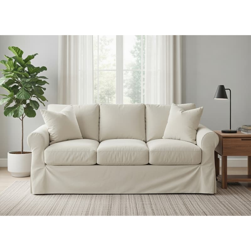 Slater Slipcover Sofa - Beige