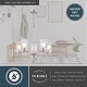 preview thumbnail 16 of 20, Park Ridge 5-Light Round Chandelier, Clear Glass Shade, Pendant Fixture for Dining Table Kitchen Entryway Bedroom Island
