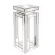 preview thumbnail 6 of 9, Allan Andrews Mirrored Glass Accent Pedestal Table