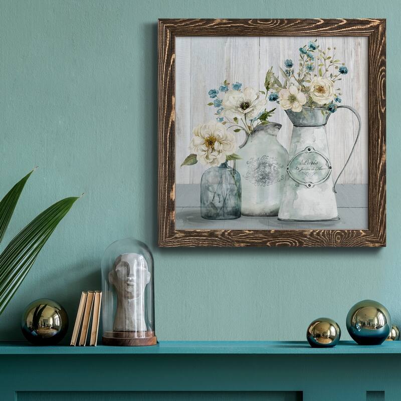 French Garden Flowers I-Premium Framed Canvas - Ready to Hang
