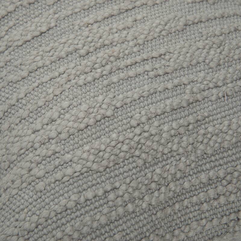 Rizzy Home Woven Dimensional Solid Throw Pillow