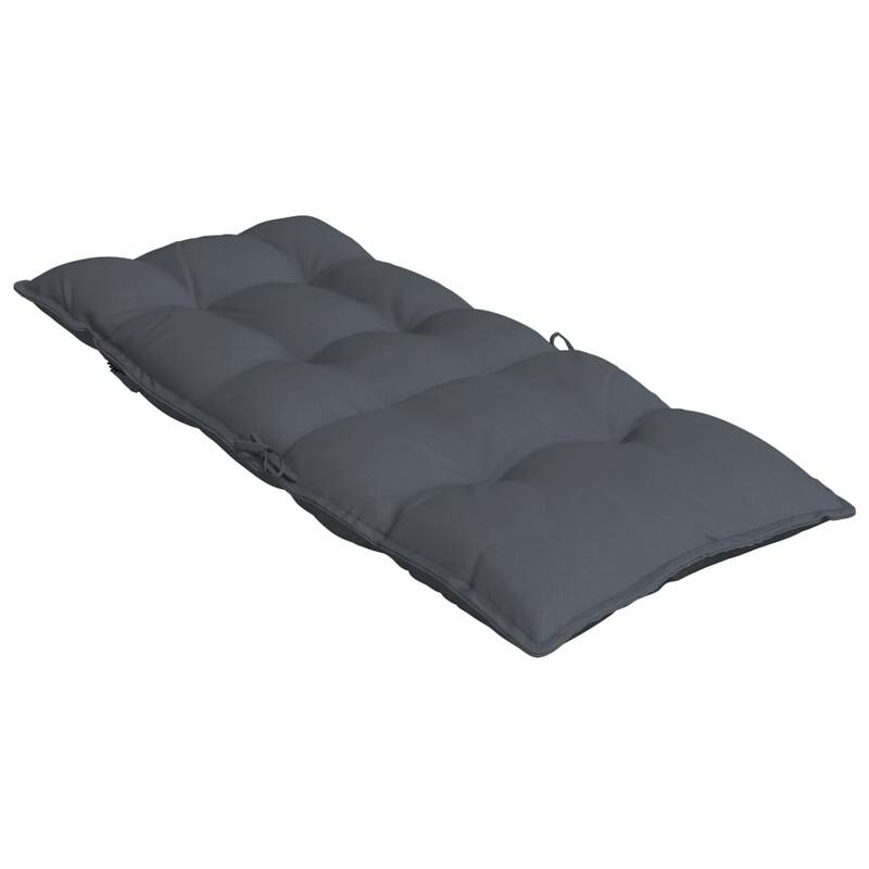 vidaXL Highback Chair Cushions Seat Pad Outdoor Patio Garden Oxford Fabric - 19.7 x 47.2 x 2.8 in