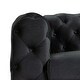 preview thumbnail 9 of 32, Morden Fort Modern Contemporary Love Seat with Deep Button Tufting Dutch Velvet, Solid Wood Frame and Iron Legs