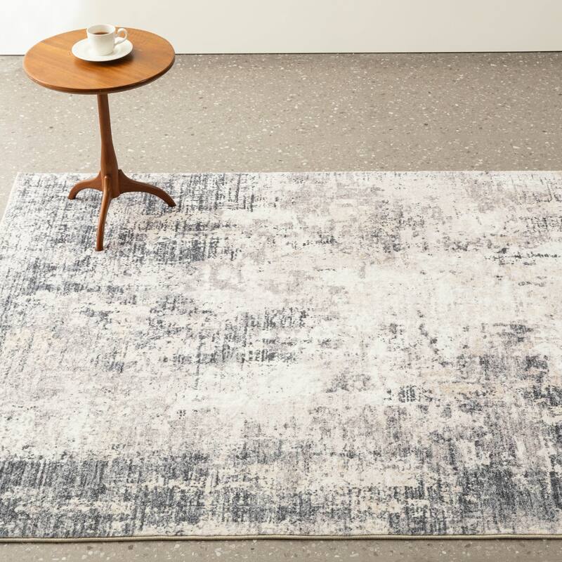 Glitzhome Modern Abstract Distressed Indoor/Outdoor Area Rugs