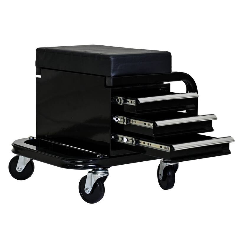 Heavy Duty Tool Cart with 360 Degree Swivel Wheels
