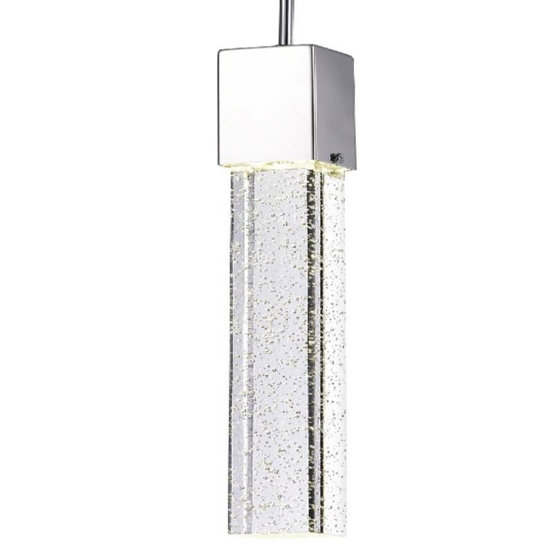 Rectangular Crystal Pendant // XL 1 light - N/A